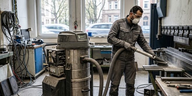 Aspirateur industriel avec décolmatage automatique