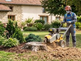 Rogage de souche : un service rapide pour valoriser l’esthétique de votre jardin
